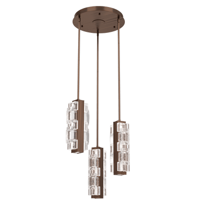 Tessera 3-Light Round Pendant Chandelier