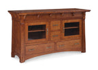 MaRyan TV Stand Living Simply Amish 70 inch Smooth Cherry