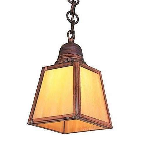 A-Line shade Pendant Exterior Lighting Arroyo Craftsman