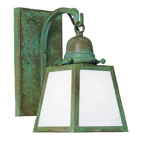 A-Line shade Wall Mount Exterior Lighting Arroyo Craftsman