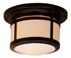 Berkeley Flush Ceiling Mount Exterior Lighting Arroyo Craftsman