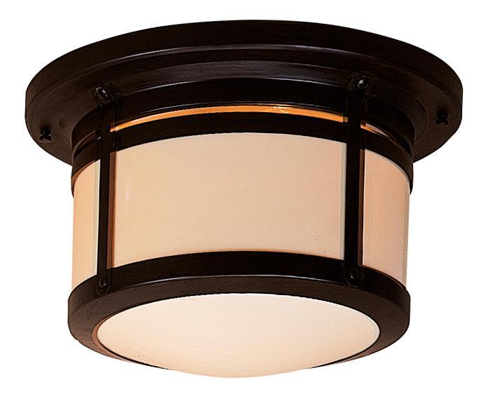 Berkeley Flush Ceiling Mount Exterior Lighting Arroyo Craftsman