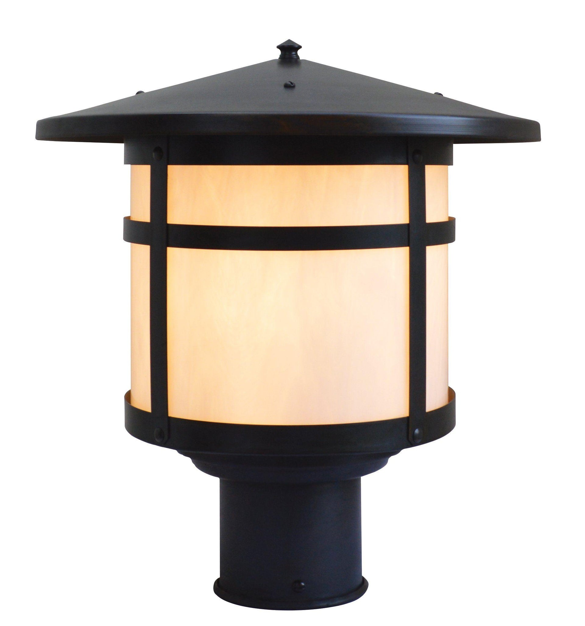 Berkeley Post Mount Exterior Lighting Arroyo Craftsman