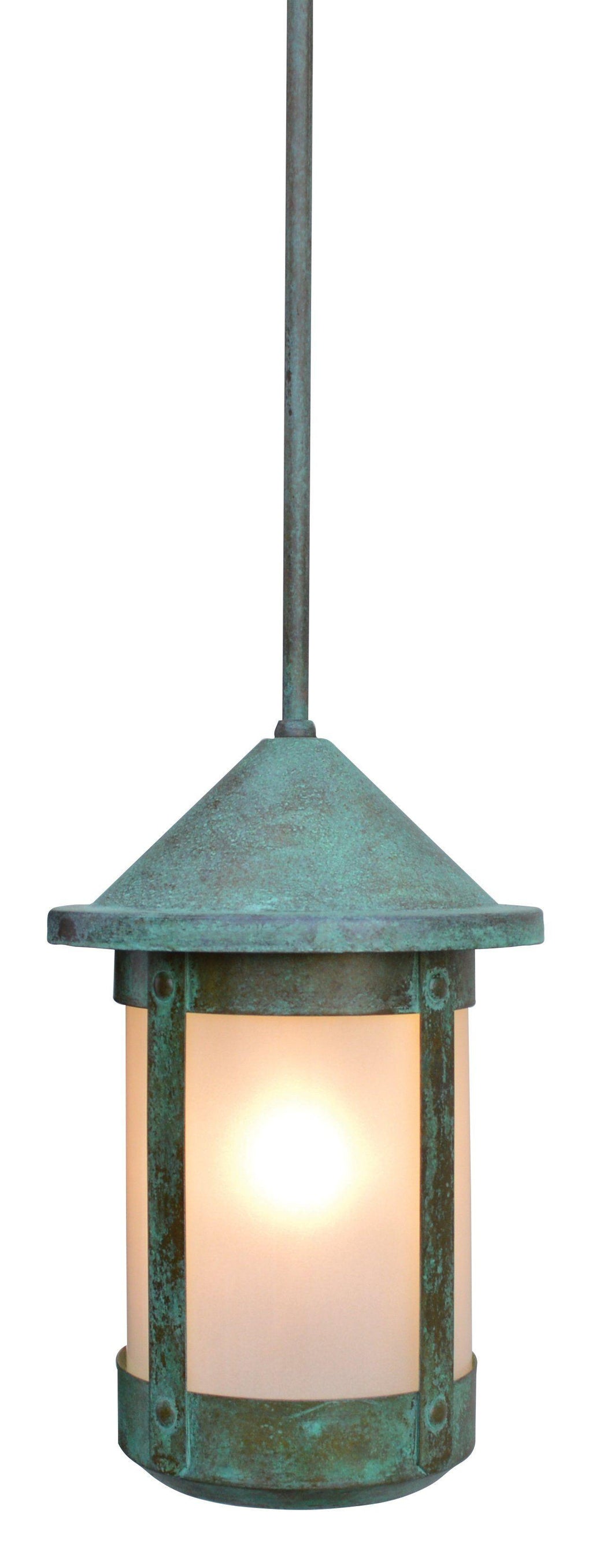 Berkeley Stem Hung Pendant Exterior Lighting Arroyo Craftsman