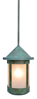 Berkeley Stem Hung Pendant Exterior Lighting Arroyo Craftsman