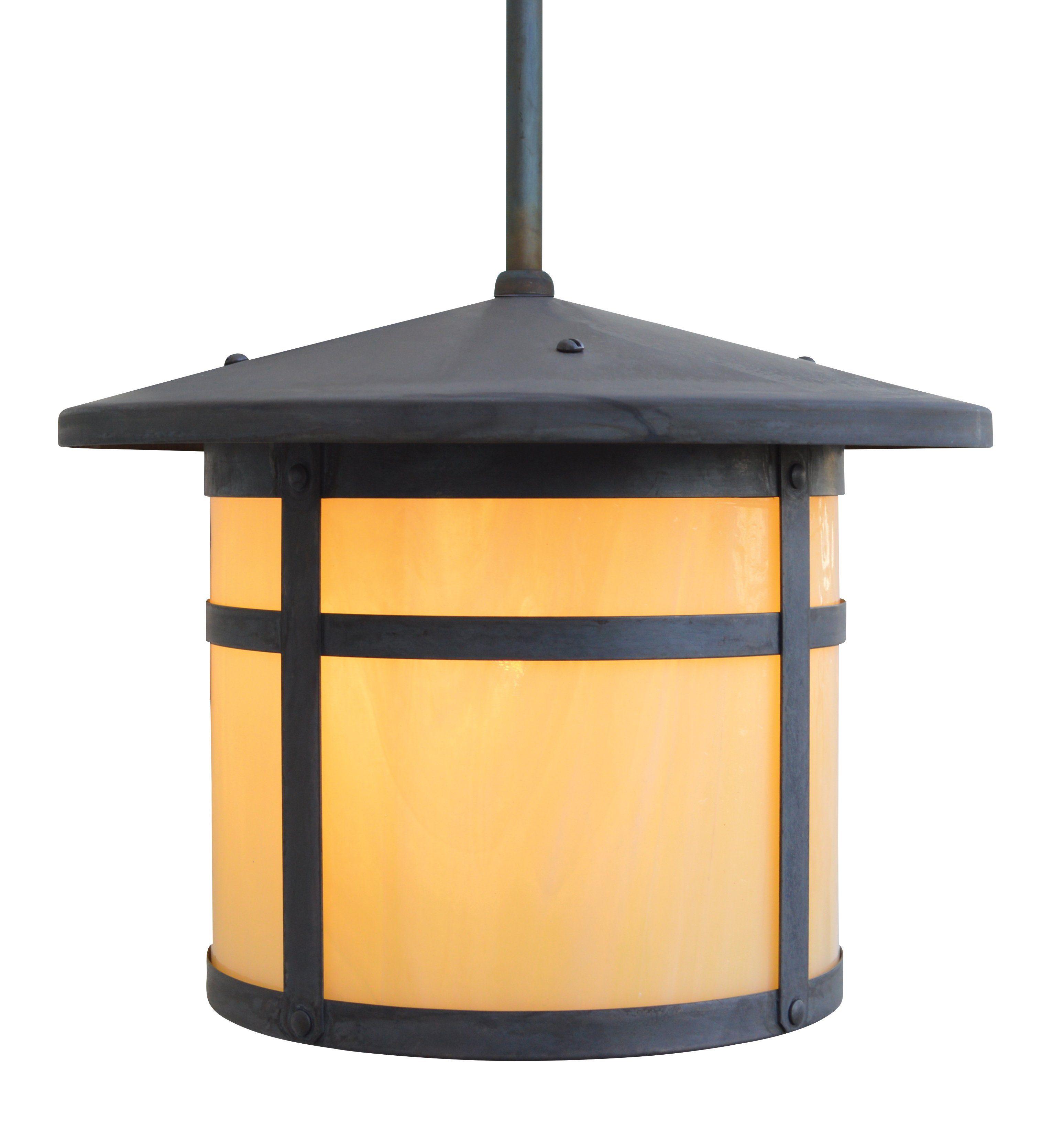 Berkeley Stem Hung Pendant Exterior Lighting Arroyo Craftsman