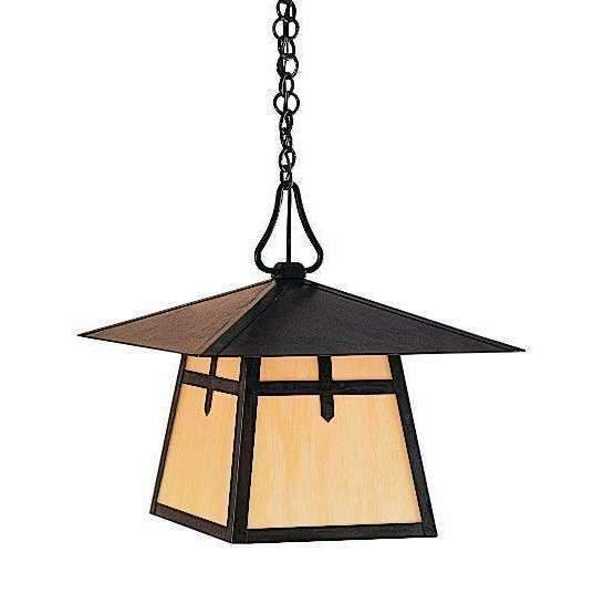 Carmel Pendant Exterior Lighting Arroyo Craftsman Small Dart