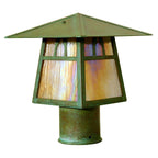 Carmel Post Mount Exterior Lighting Arroyo Craftsman Small Bungalow