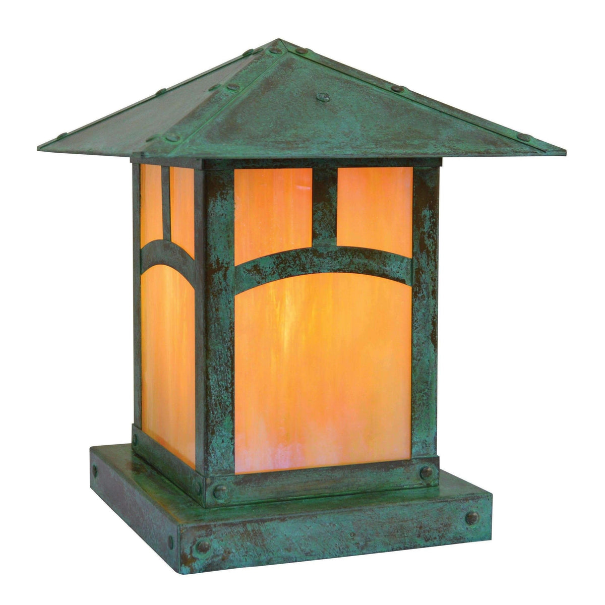Evergreen Column Mount Exterior Lighting Arroyo Craftsman
