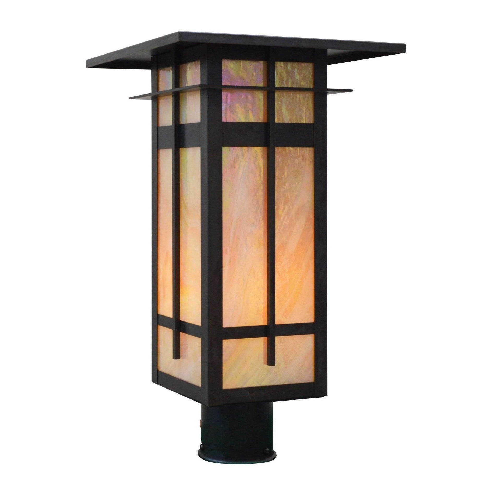 Finsbury Long Body Post Mount Exterior Lighting Arroyo Craftsman