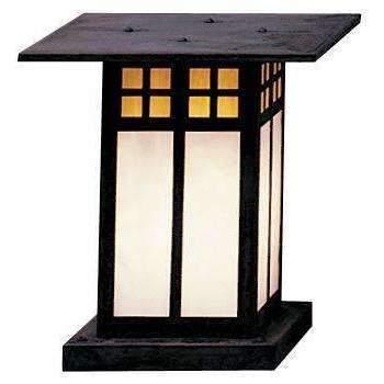 Glasgow Column Mount Exterior Lighting Arroyo Craftsman