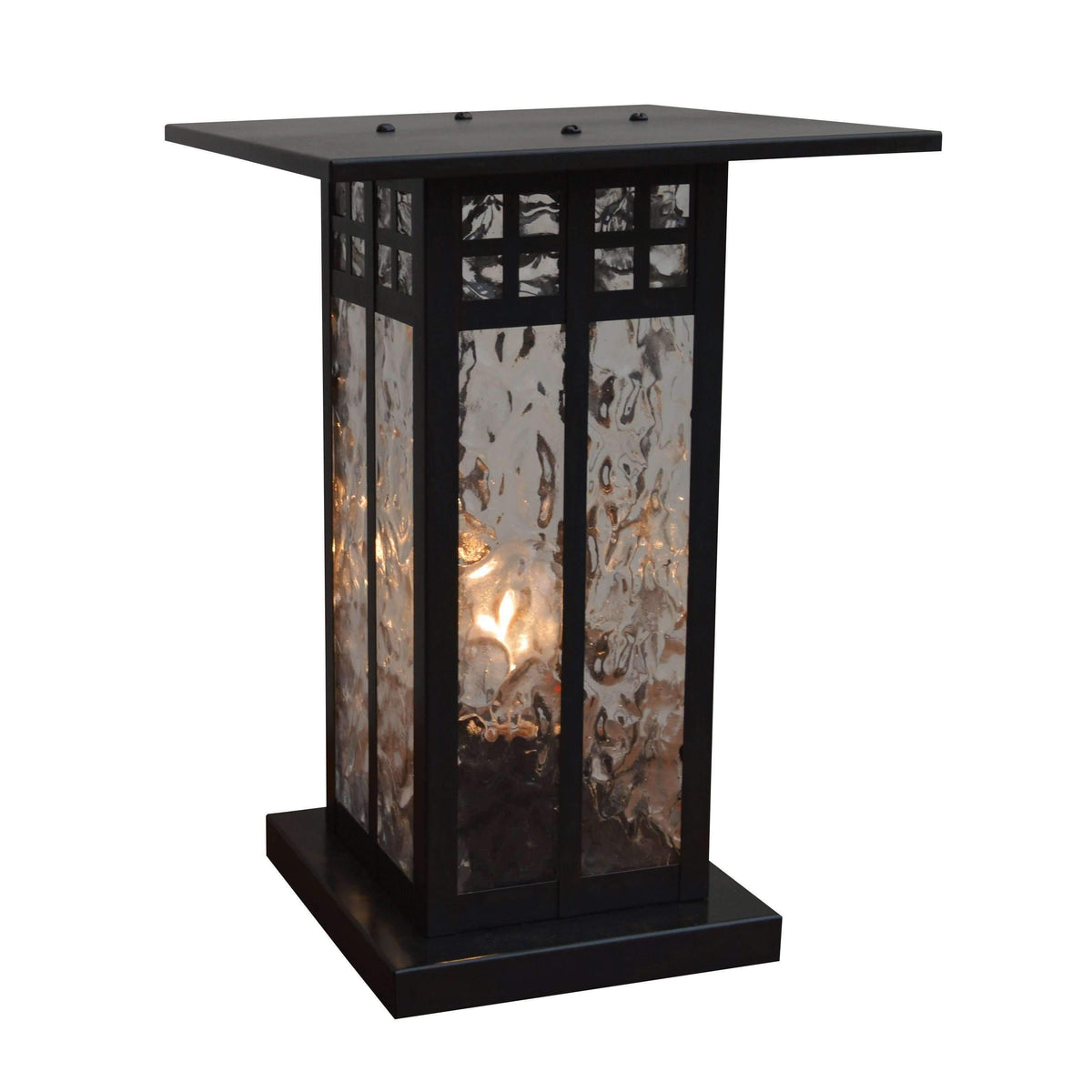 Glasgow Long Body Column Mount Exterior Lighting Arroyo Craftsman