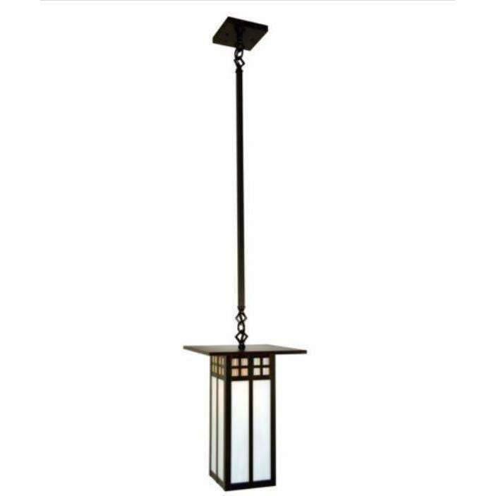 Glasgow Long Body Stem Mount Pendant Exterior Lighting Arroyo Craftsman