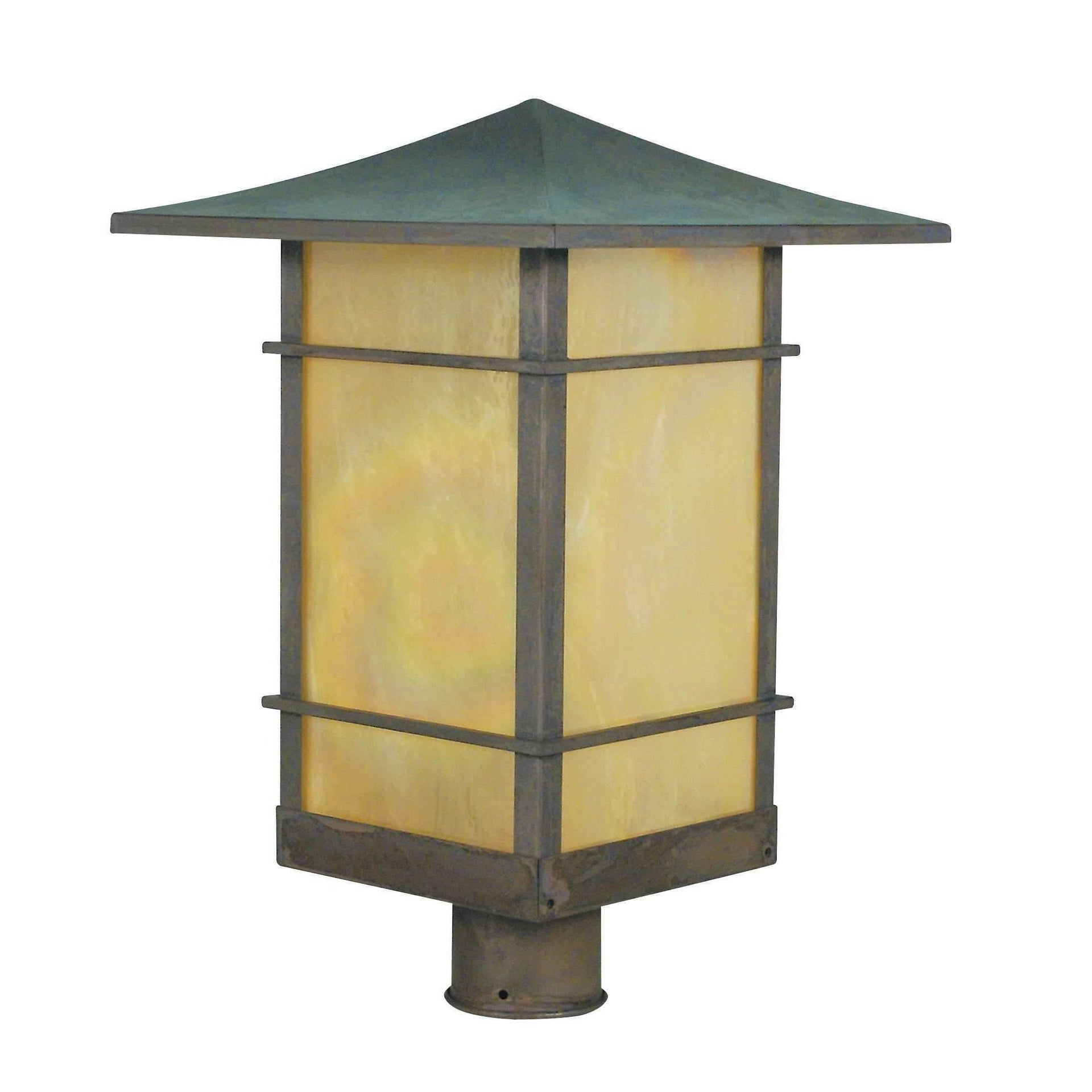 Katsura Post Mount Exterior Lighting Arroyo Craftsman
