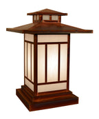 Kennebec Column Mount Exterior Lighting Arroyo Craftsman