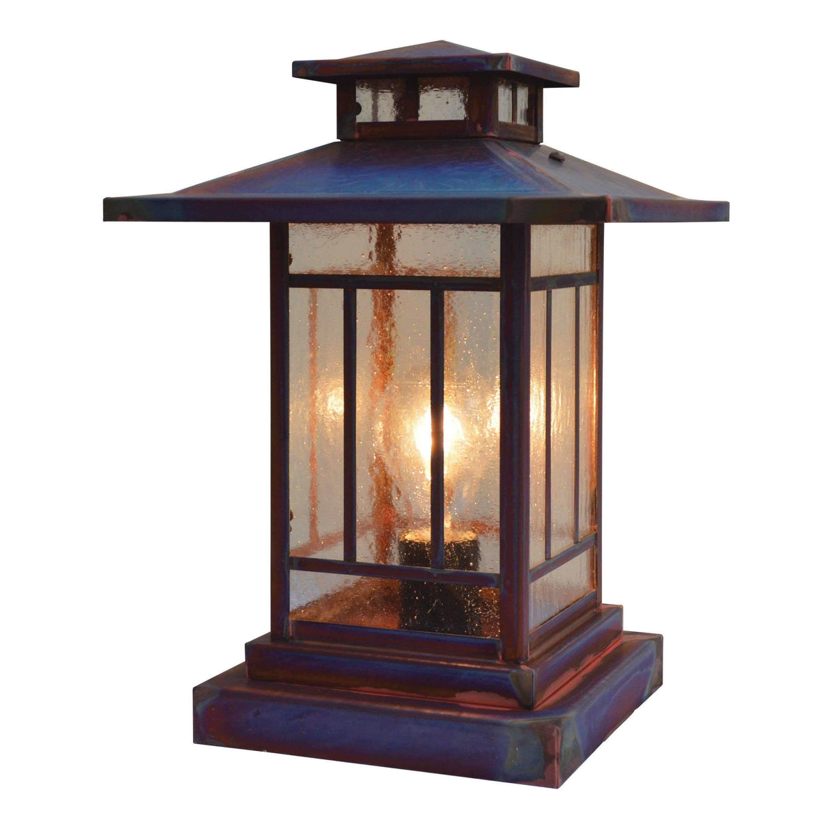 Kennebec Column Mount Exterior Lighting Arroyo Craftsman