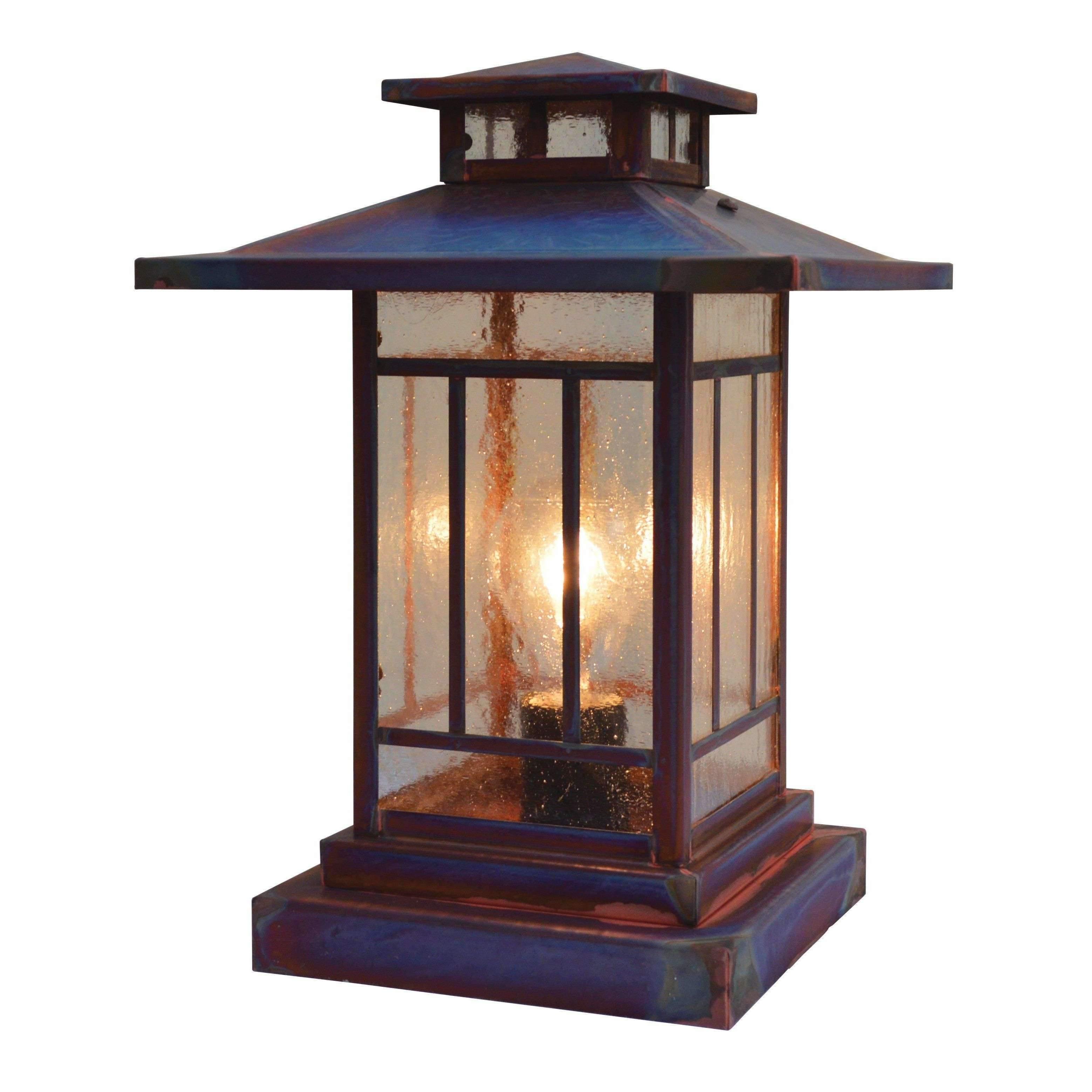 Kennebec Column Mount Exterior Lighting Arroyo Craftsman