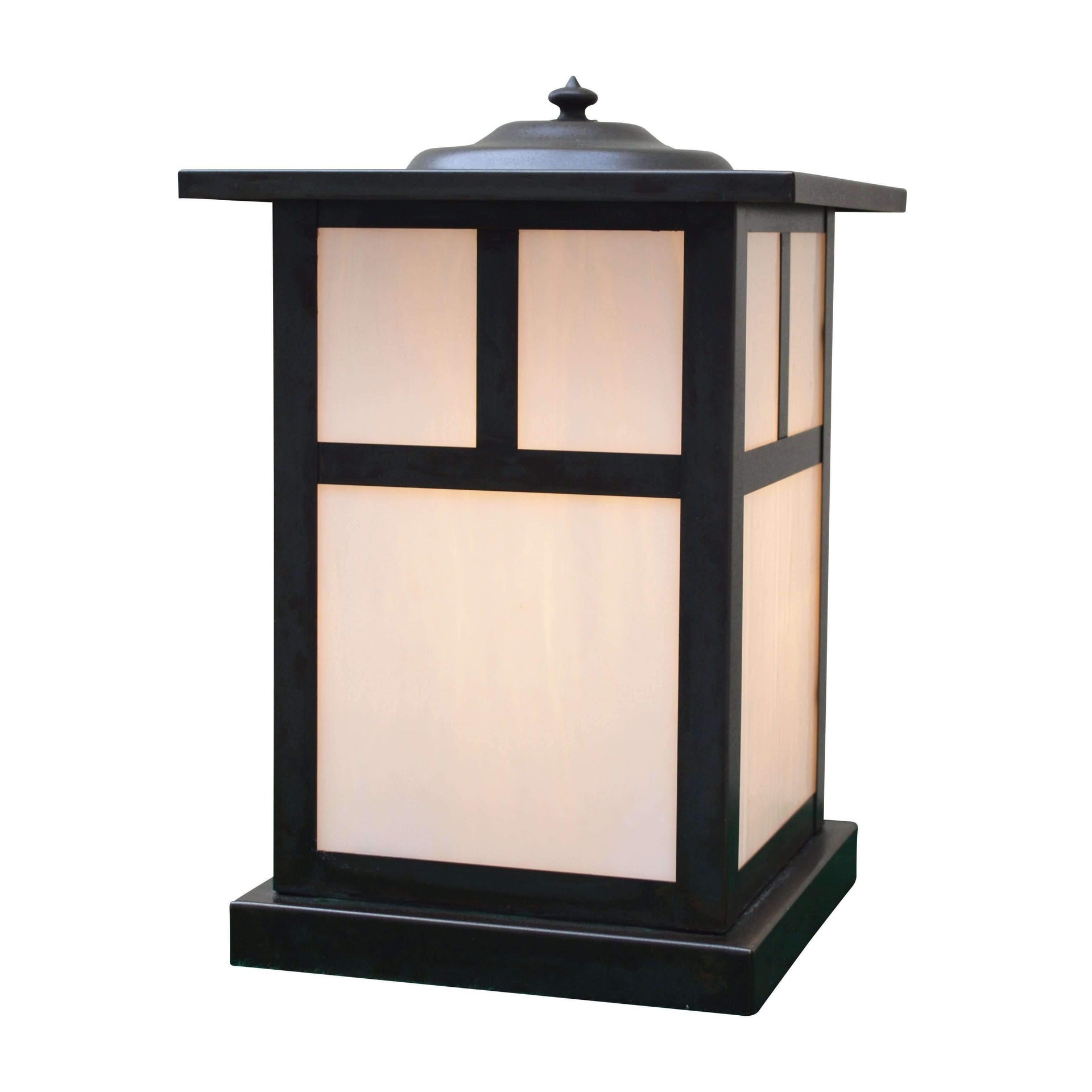 Mission Column Mount Exterior Lighting Arroyo Craftsman