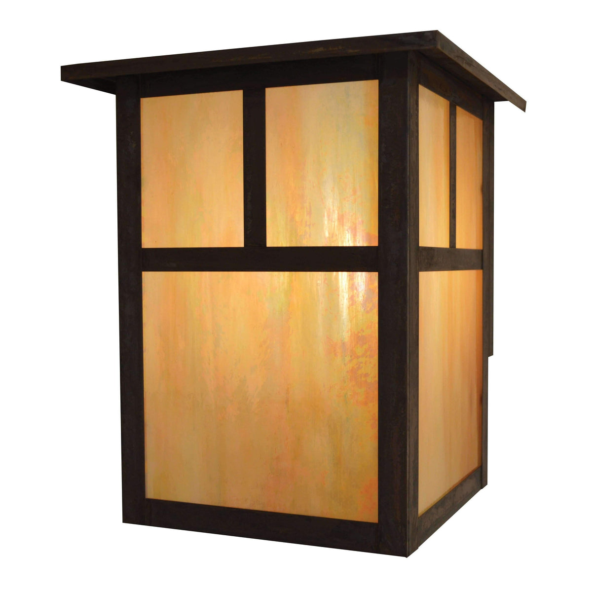 Mission Flush Wall Mount Exterior Lighting Arroyo Craftsman