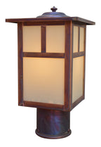 Mission Post Mount Exterior Lighting Arroyo Craftsman