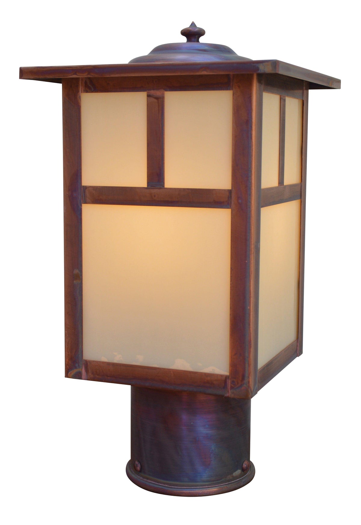 Mission Post Mount Exterior Lighting Arroyo Craftsman