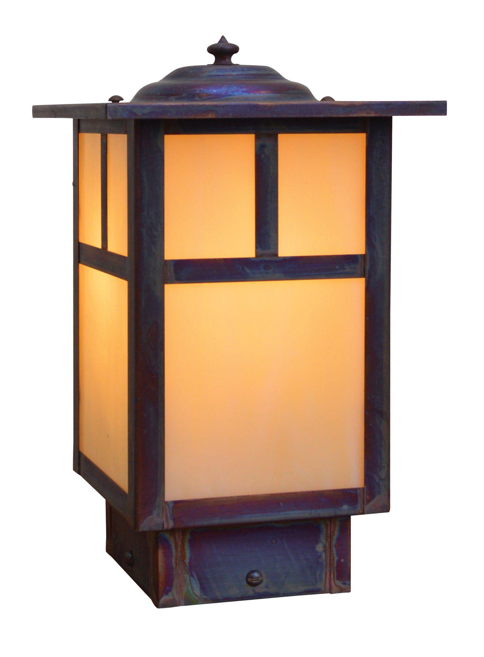 Mission Post Mount Exterior Lighting Arroyo Craftsman