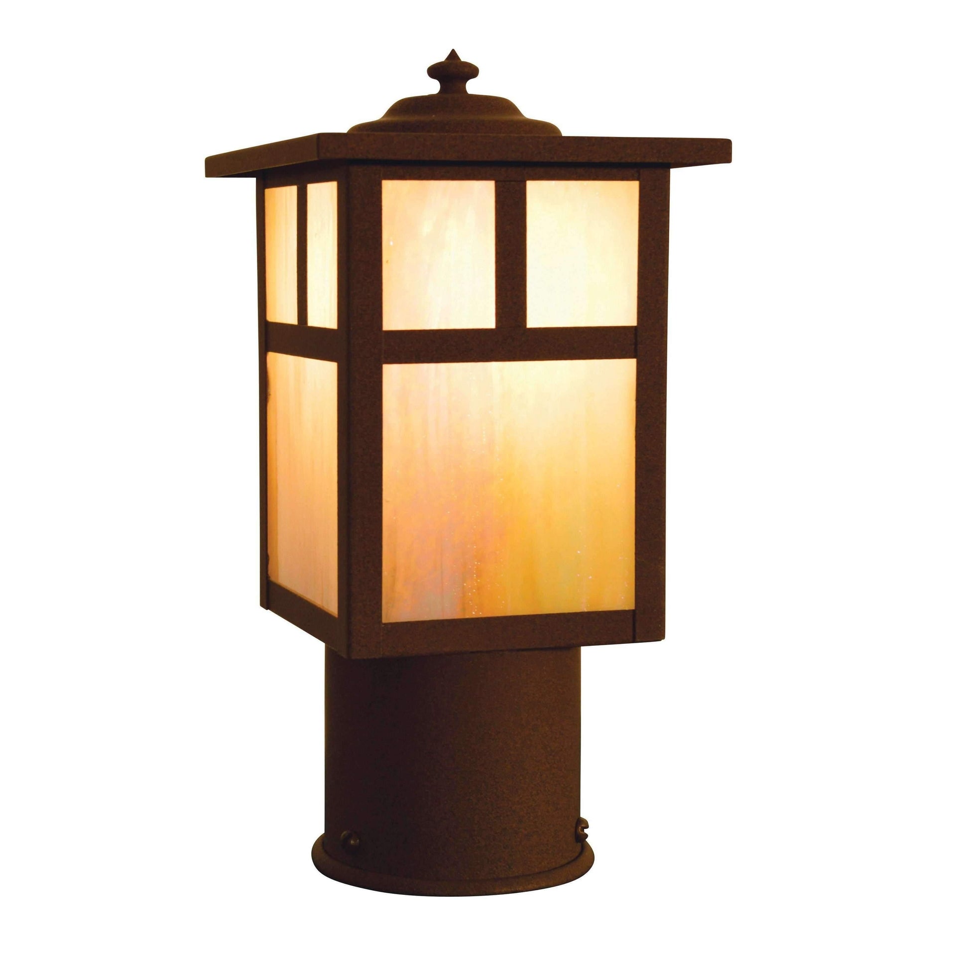 Mission Post Mount Exterior Lighting Arroyo Craftsman