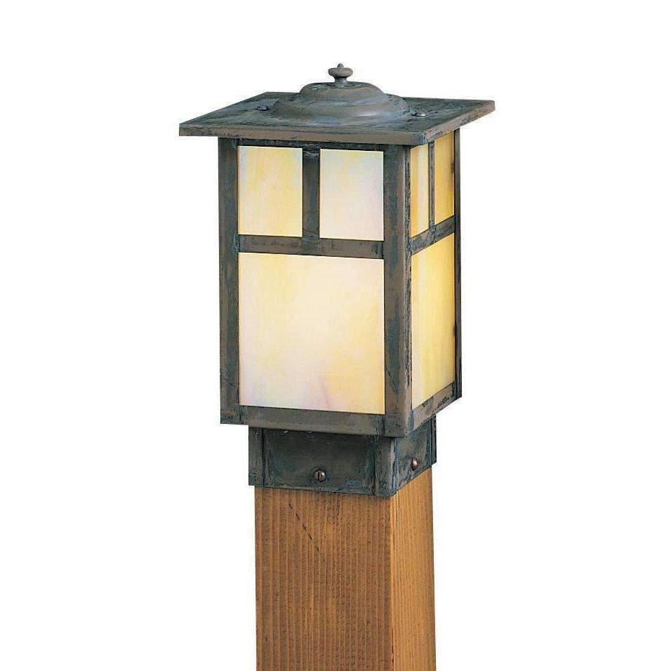 Mission Square Post Cap Exterior Lighting Arroyo Craftsman