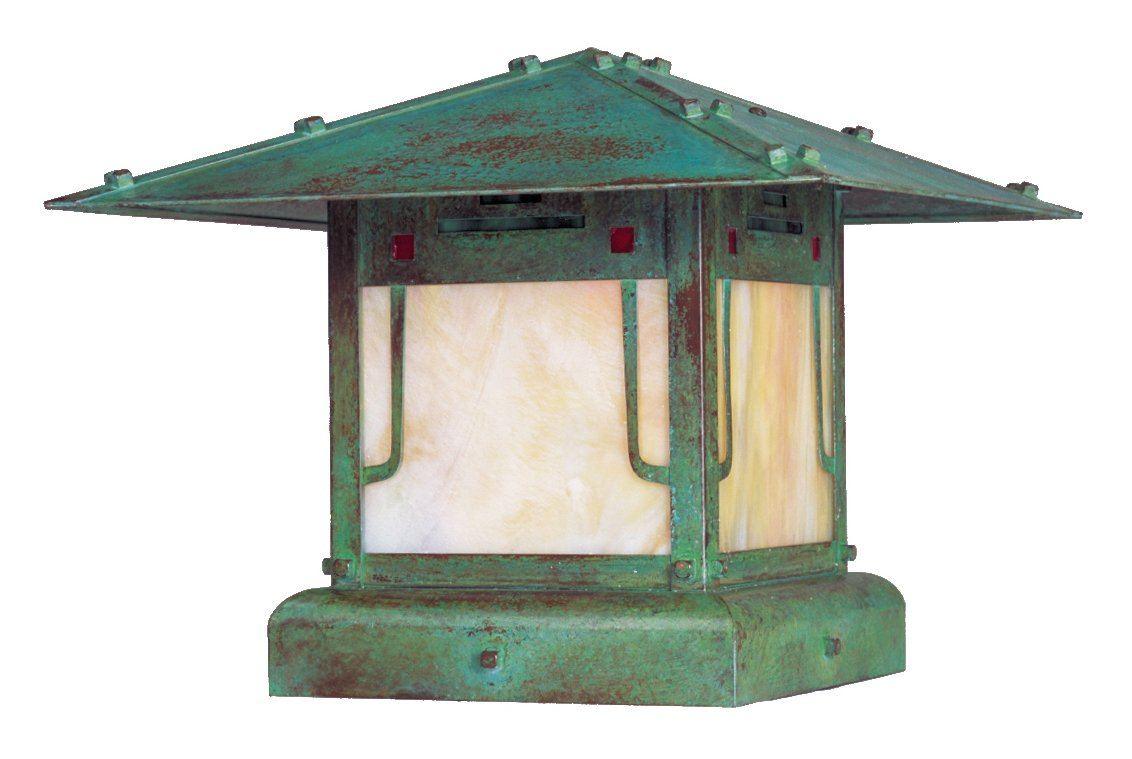 Pagoda Column Mount Exterior Lighting Arroyo Craftsman