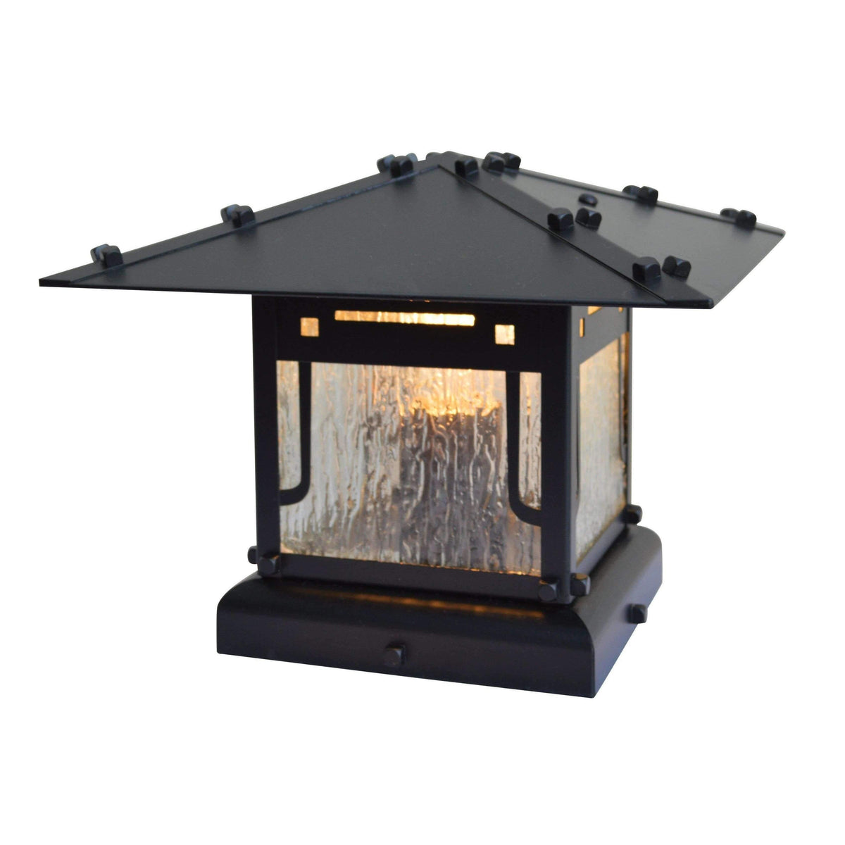 Pagoda Column Mount Exterior Lighting Arroyo Craftsman