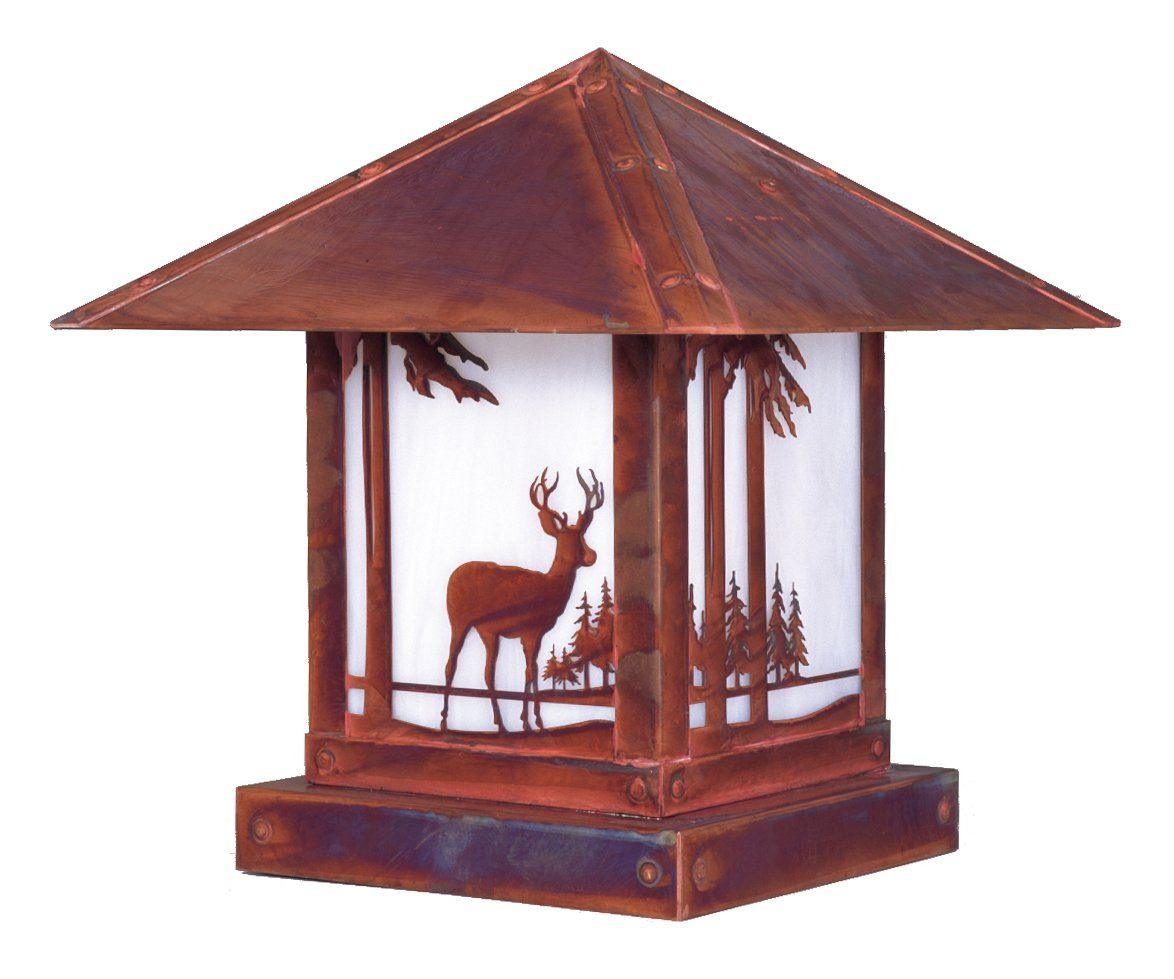 Timber Ridge Column Mount Exterior Lighting Arroyo Craftsman
