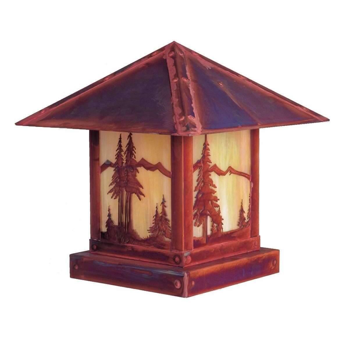 Timber Ridge Column Mount Exterior Lighting Arroyo Craftsman
