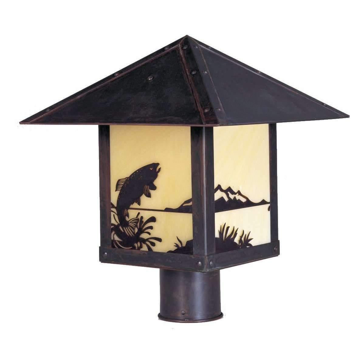 Timber Ridge Post Mount Exterior Lighting Arroyo Craftsman