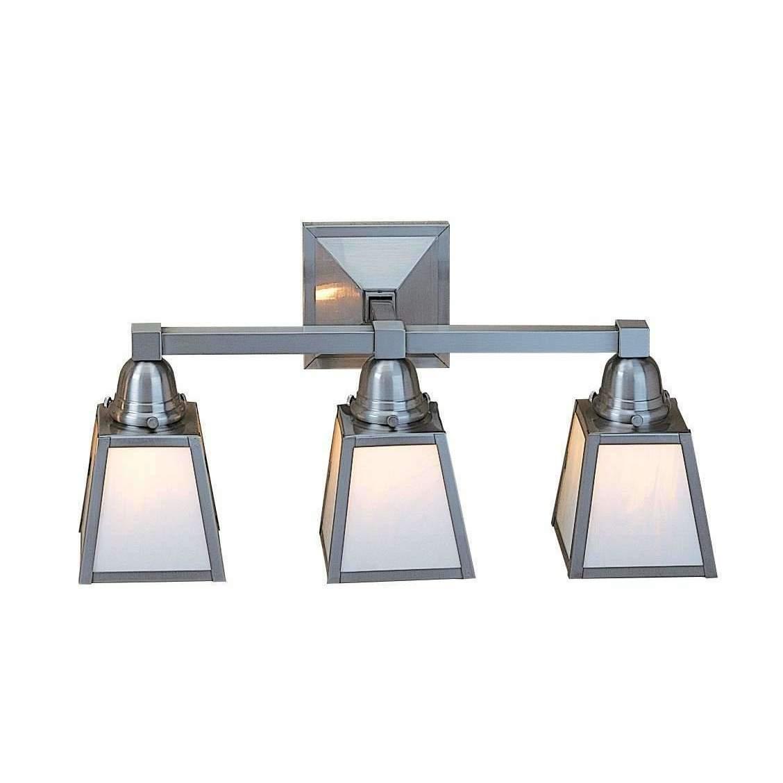 A-Line shade 3 Light Sconce Interior Lighting Arroyo Craftsman