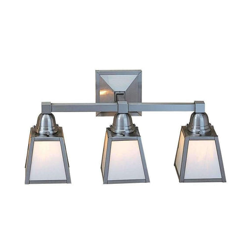 A-Line shade 3 Light Sconce Interior Lighting Arroyo Craftsman