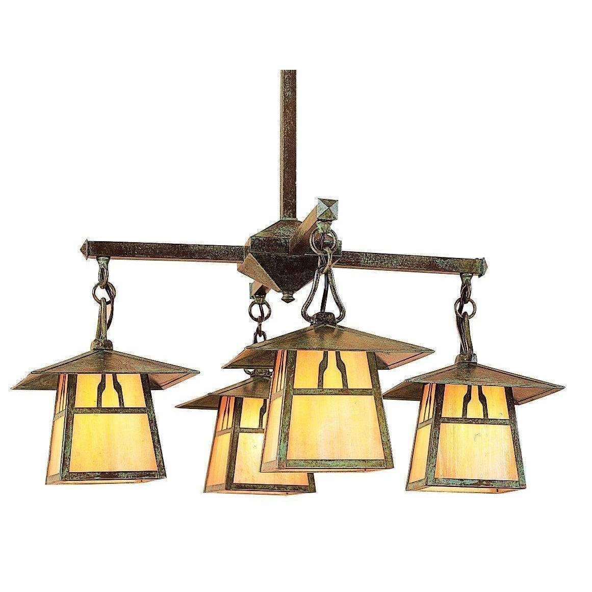 Carmel 4 Light Chandelier Interior Lighting Arroyo Craftsman