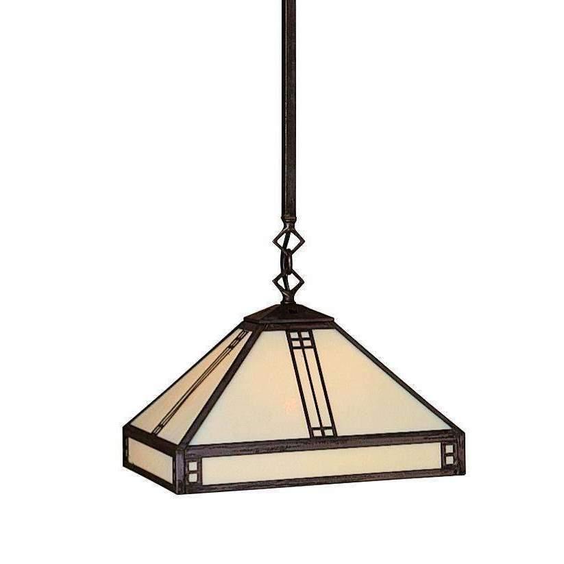 Prairie Stem Hung Pendant Interior Lighting Arroyo Craftsman