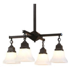Ruskin 4 Light Chandelier Interior Lighting Arroyo Craftsman