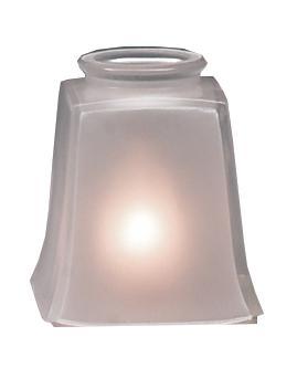 Ruskin 4 Light Chandelier- Shades Up Interior Lighting Arroyo Craftsman Frosted Curved Edge 