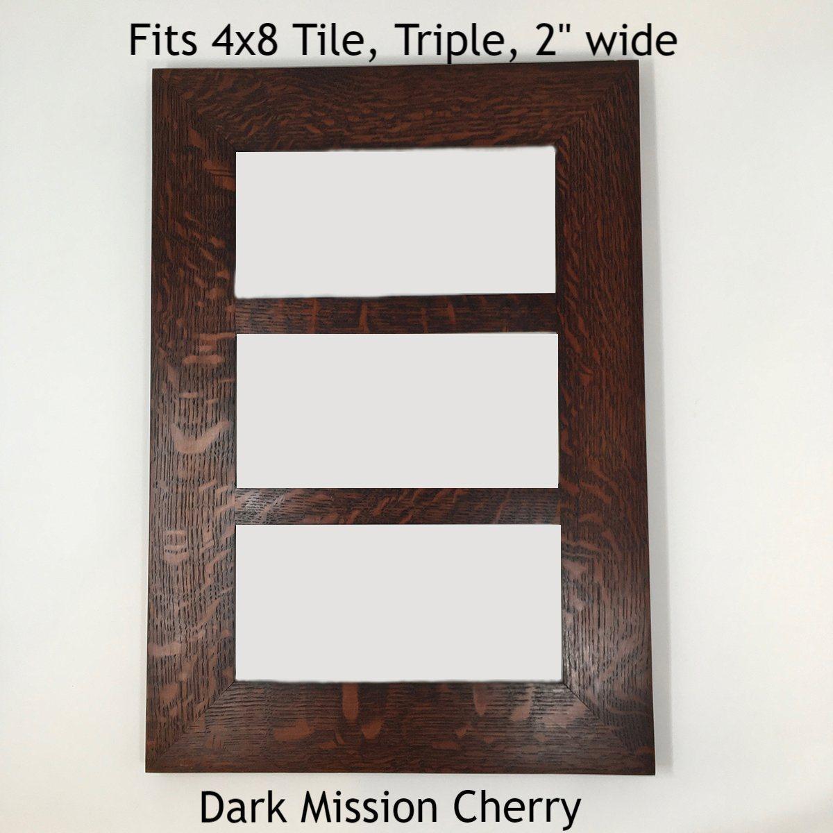 4x8 Multi-Tile Oak Frame Tile Family Woodworks 