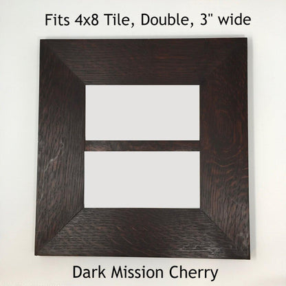 4x8 Multi-Tile Oak Frame Tile Family Woodworks 