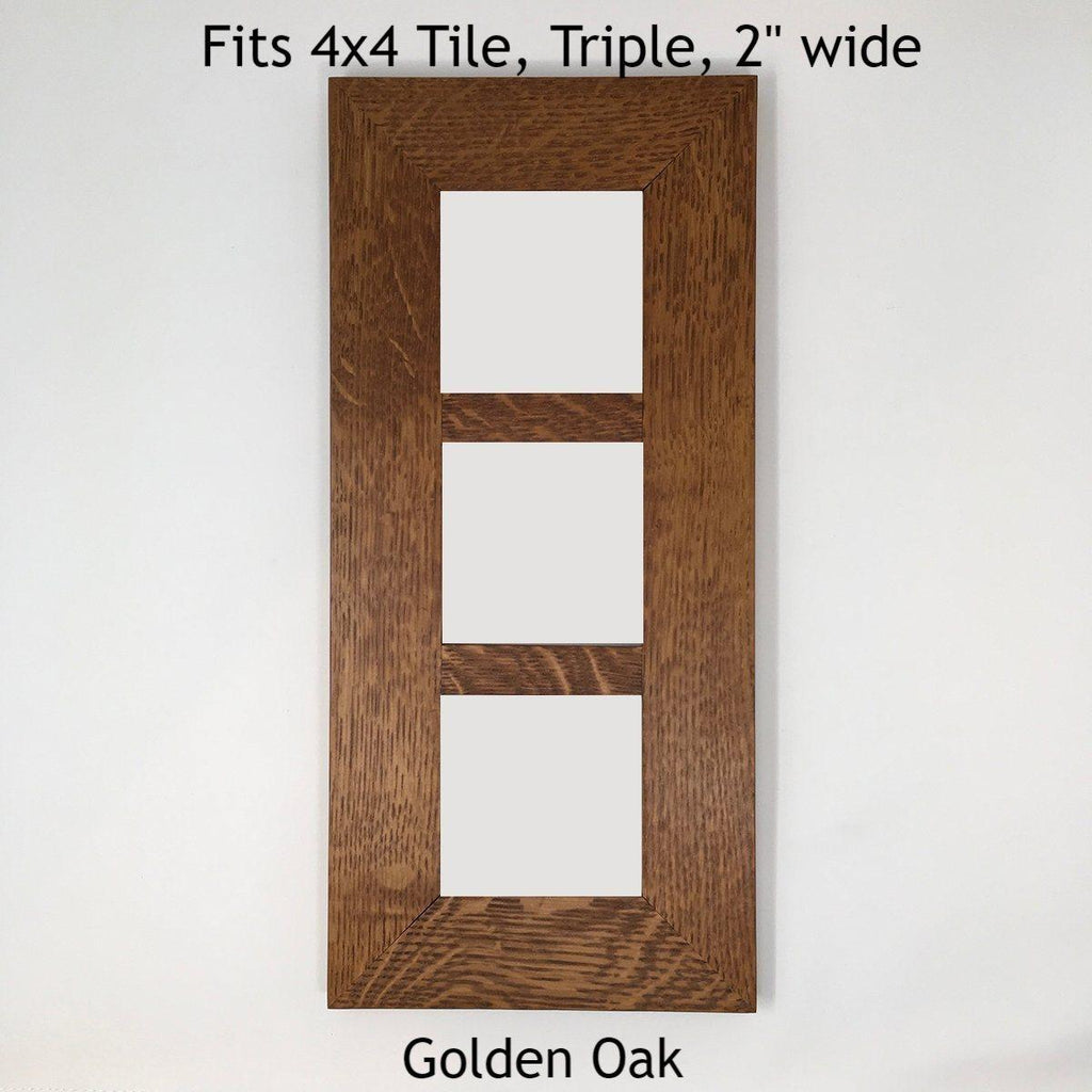 4x8 Multi-Tile Oak Frame Tile Family Woodworks 