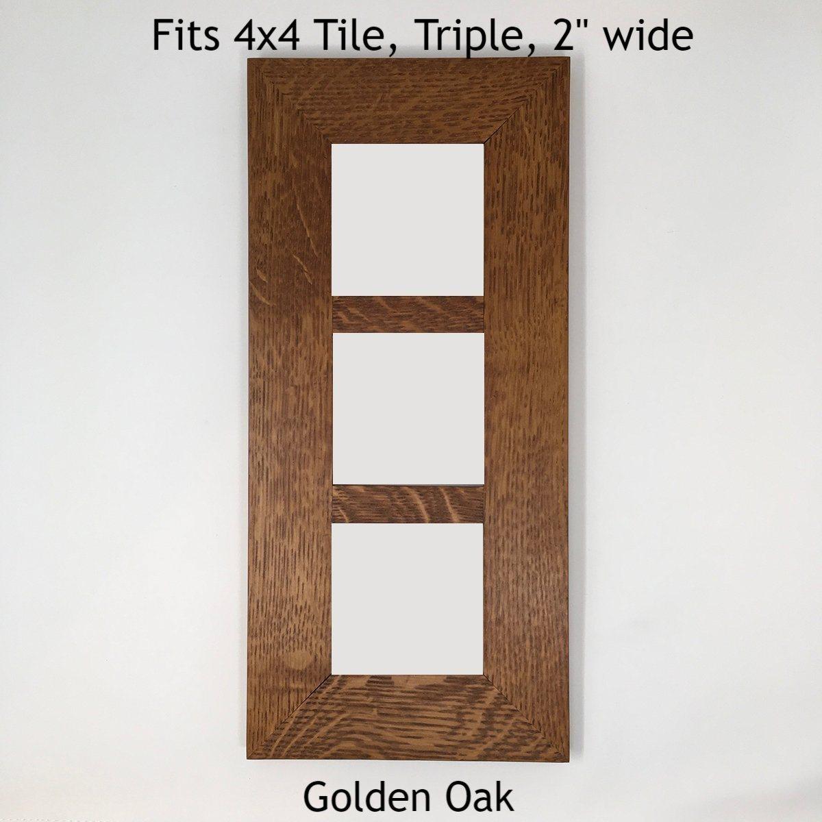 4x8 Multi-Tile Oak Frame Tile Family Woodworks 