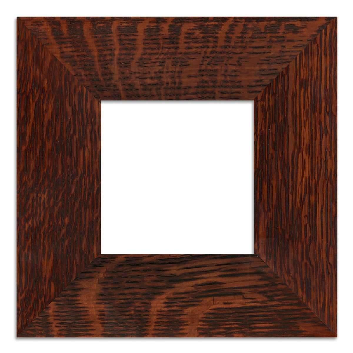 Single Tile Frame Tile Family Woodworks fits 4x4 tile 2 inch width Dark Mission Cherry