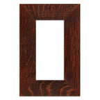Single Tile Frame Tile Family Woodworks fits 4x8 tile 2 inch width Dark Mission Cherry