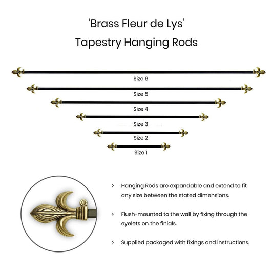 Adjustable Rod for Hanging Tapestries