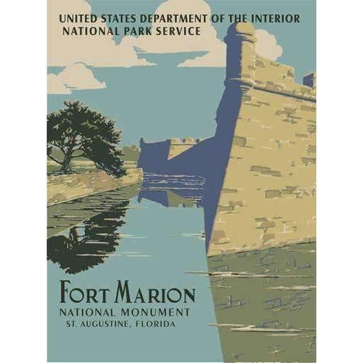 Ft Marion Poster Decor Ford Craftsman 