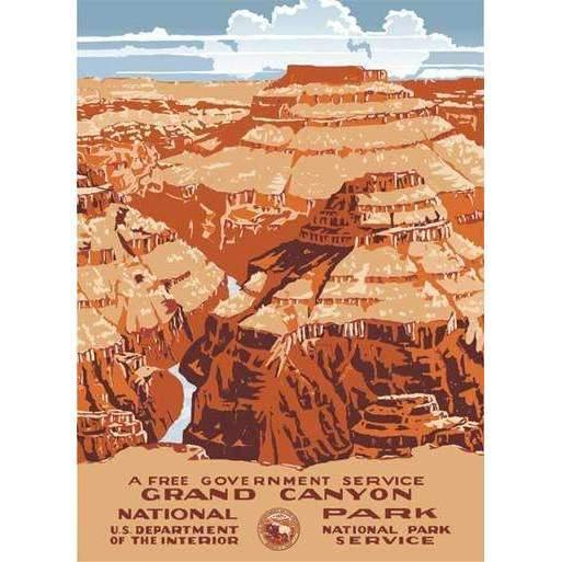 Grand Canyon Poster Decor Ford Craftsman 