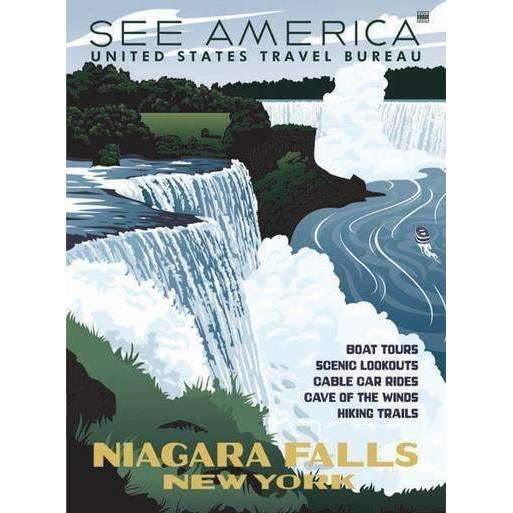 Niagara Falls Poster Decor Ford Craftsman 