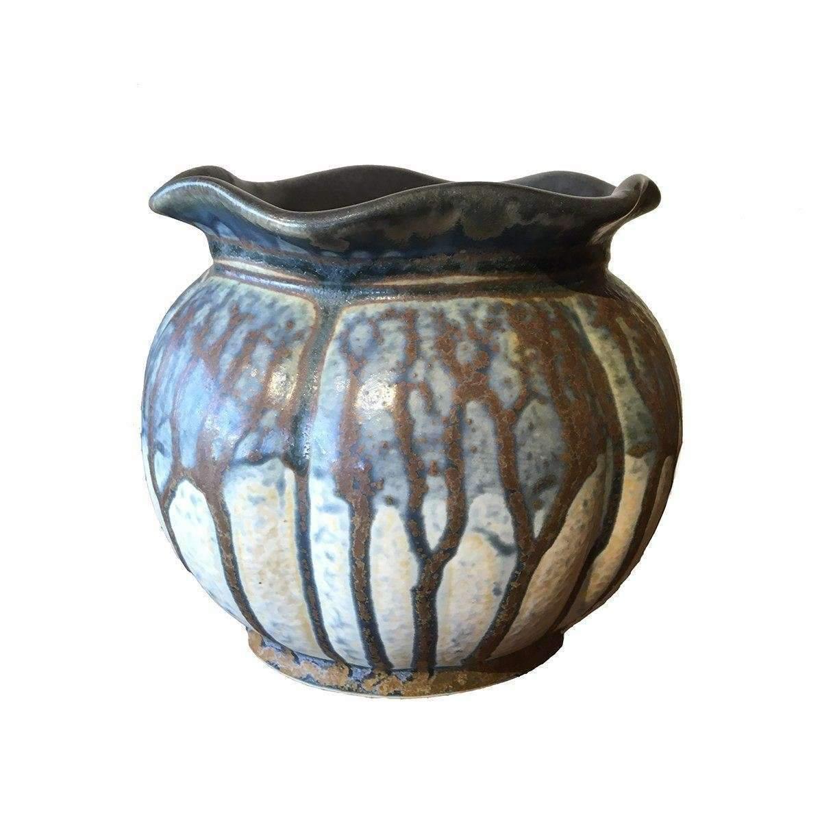 Delilla Medium Vase - Blue Decor Frank Stofan 